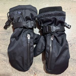 Swany Women's Arctic 2.1 Toaster Mittens Size Medium Black Gloves Leather